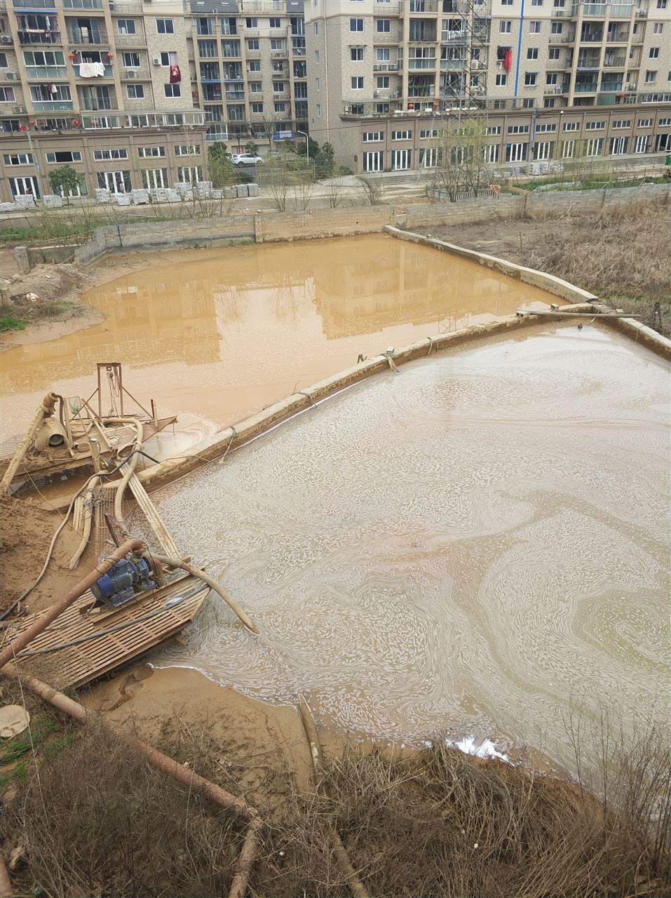 弓长岭沉淀池淤泥清理-厂区废水池淤泥清淤